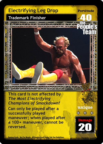 Electrifying Leg Drop | by CreedP