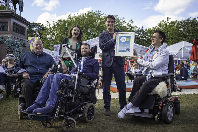Winners of the Euan's Guide Accessible Festival Best Pop-Up Venue Award