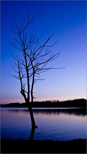 Morgens am Blausteinsee by Andreas Pier, Heute bin ich extra früh raus um das gute Wetter auszunutzen und den Sonnenaufgang zu fotografieren.