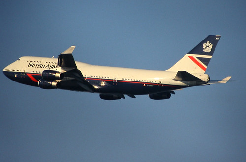 British Airways Boeing 747-400 | Seen climbing out from runw… | Flickr