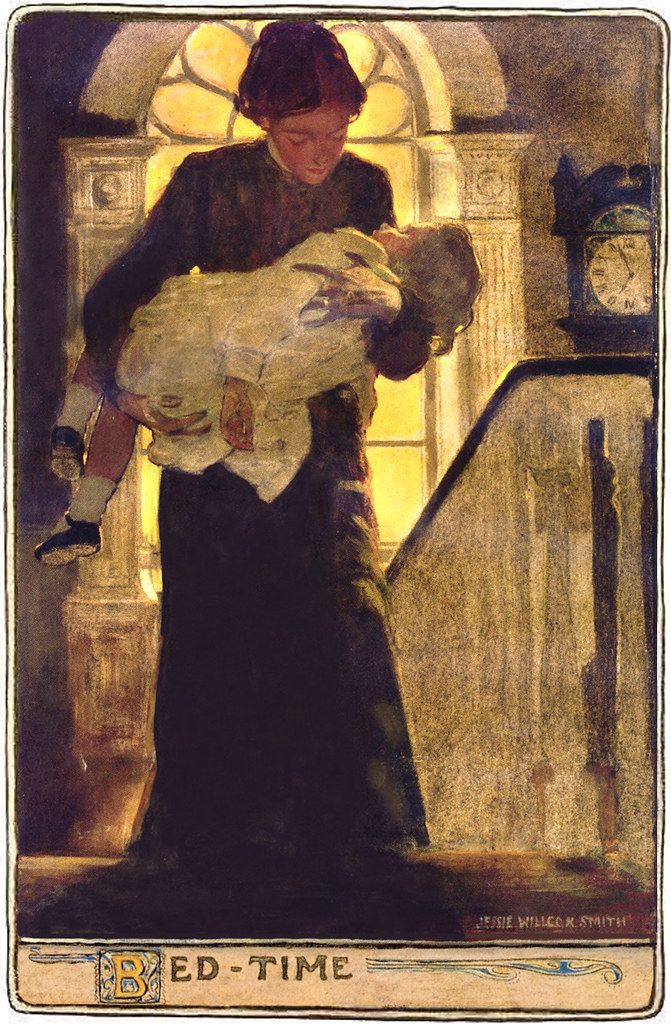 Jessie Willcox Smith 'A Mother's Days' - 'Bed Time' 1902