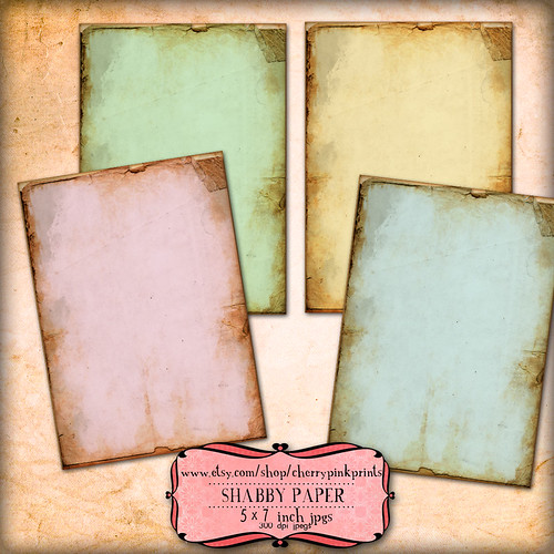 Shabby Paper | by CherrypinkEtsy