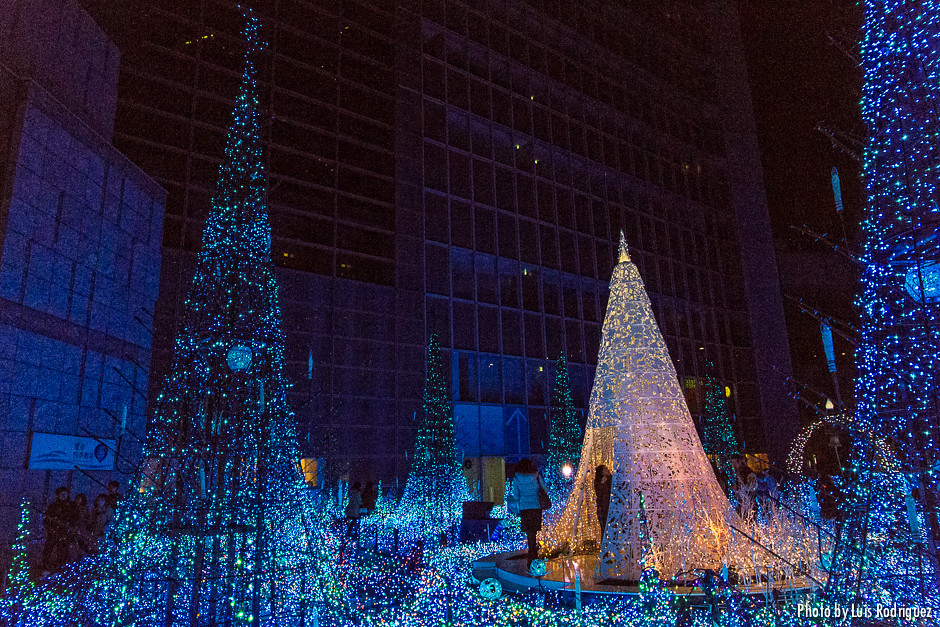 Iluminaciones del Caretta Shiodome en Tokio