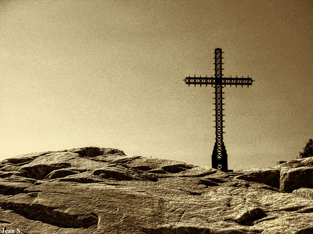 The stone and the cross