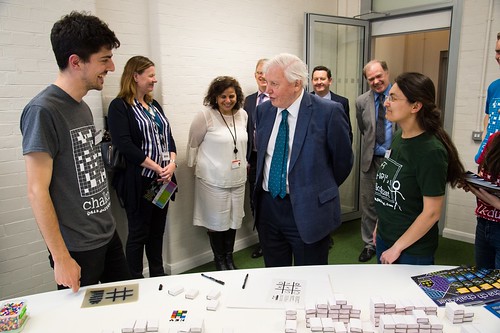 Sir David Attenborough at the KLB opening ceremony at UCL. Photos taken by Kirsten Holst