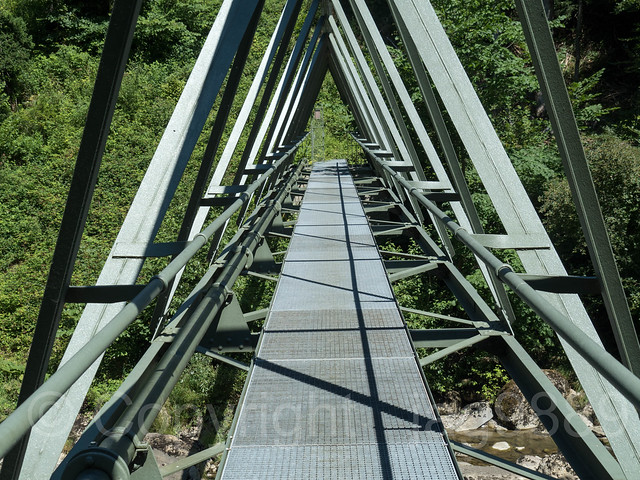 SIH300 Pedestrian Bridge over the Sihl River, Wollerau, Canton of Schwyz, Switzerland