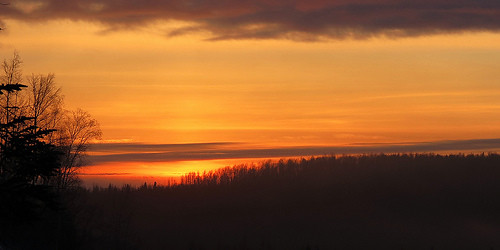 sunset alaska 2012
