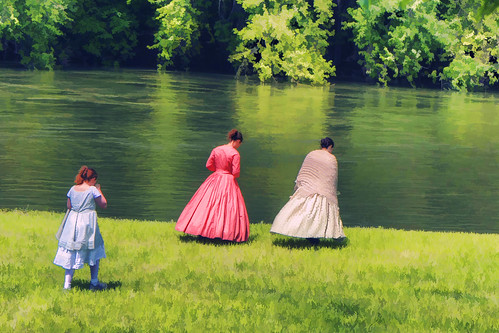 girls green canon hoop river virginia spring picnic riverside little sister tag south southern buchanan along skirts 60d