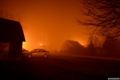 nightphotography fog night iowa plainfield nikond3200