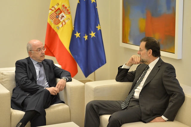 Entrevista de Mariano Rajoy con Joaquín Almunia
