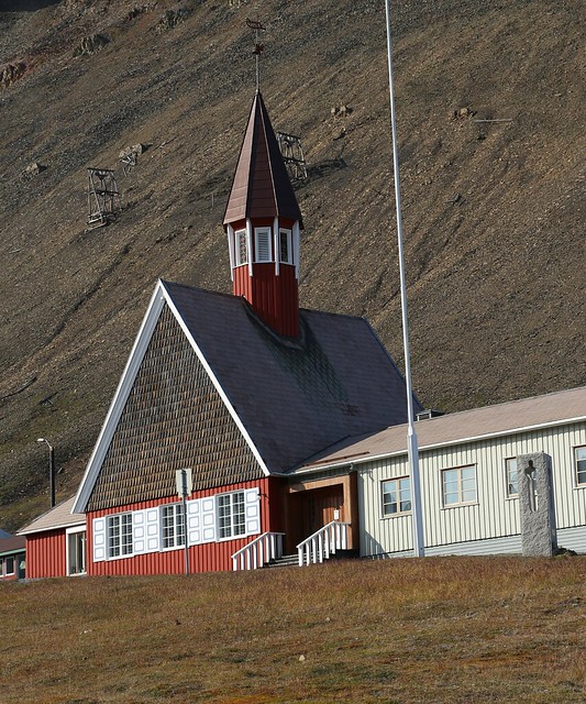 Longyearbyen church Spitsbergen