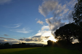 Sunset in Bunclody