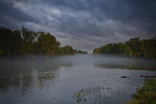 autumn sky newyork fall water fog clouds river wallkill walllkillriver