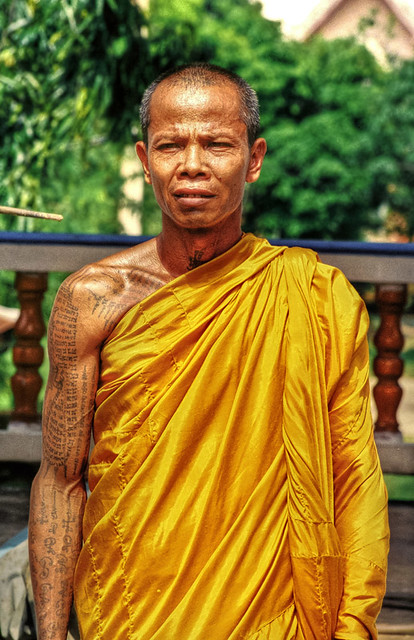 Monje en Ayutthaya | Tailandia