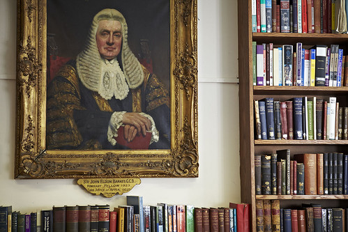 Law Library with portrait