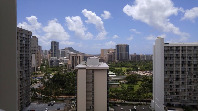 Today's  view from our lanai