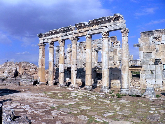 The ruins at Apamea, Syria