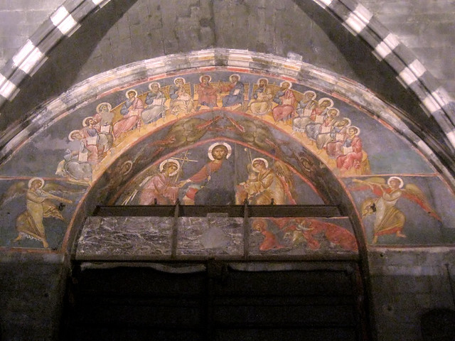 byzantine fresco, duomo di genova