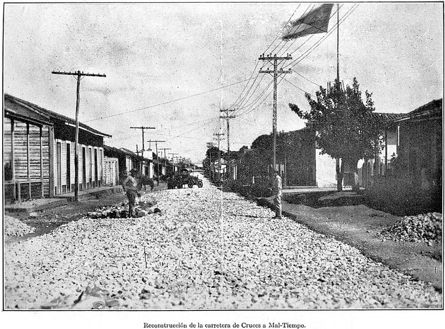 Reconstrucción de la carretera del pueblo Cruces (en el actual municipio de Ranchuelo) a Mal Tiempo (Cienfuegos) - 1932
