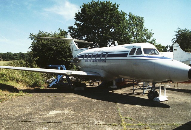 De Havilland DH.125 - G-AYRC @ the Mosquito Museum 2008