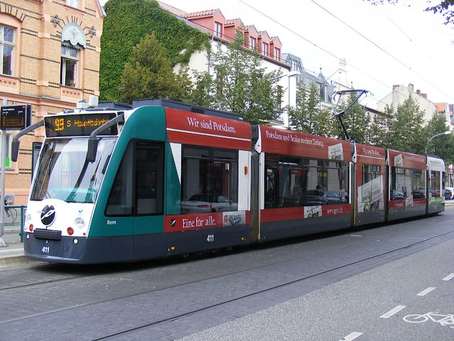 Tram 411 ,Linie 99, Verkehrsbetrieb Potsdam
