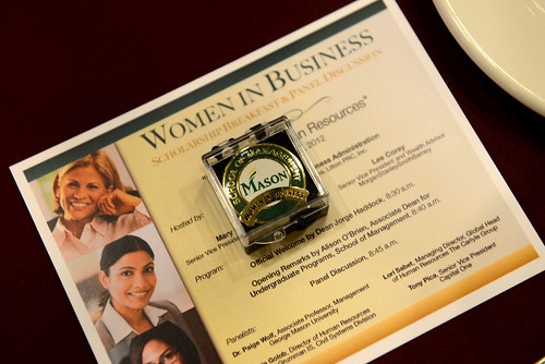 Women in Business Scholarship Breakfast Fall 2012