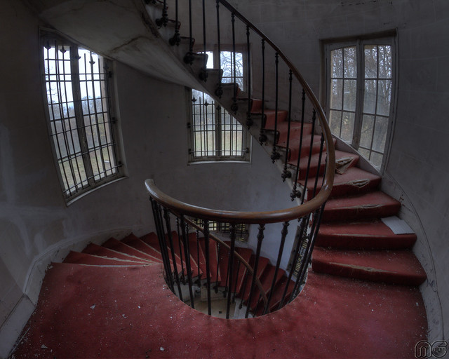 Stairway Chateau Batman