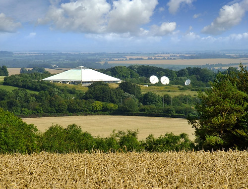 summer england field barley museum nationalpark view pyramid august hampshire science hedge crop telegraphhill southdowns satellitedish 2012 southdownsway intech hordeumvulgarel outhdownsnationalpark