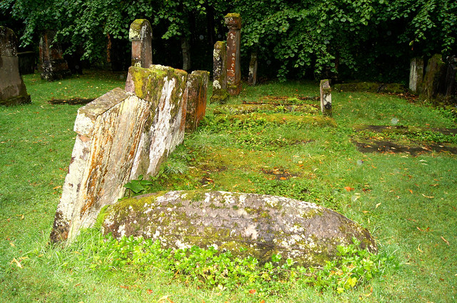 Gravestones at Mackessog's Churchyard