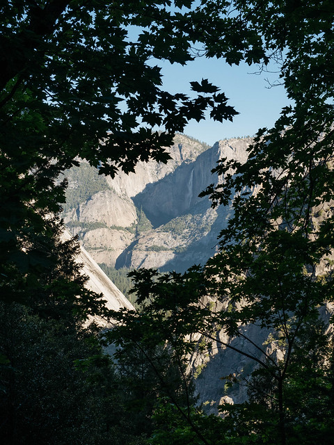 Glimpse of Yosemite Fall
