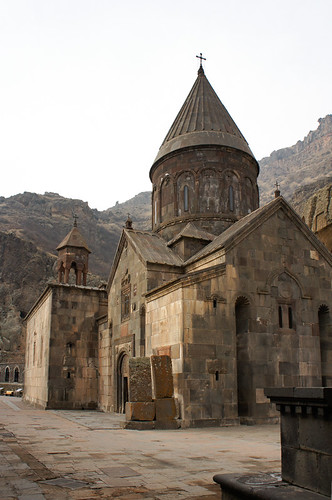 door winter armenia portal geghard kotayk goght