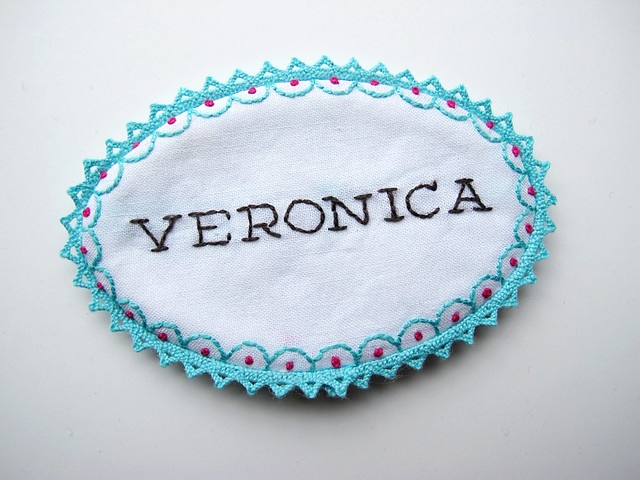 Embroidered Name Tag
