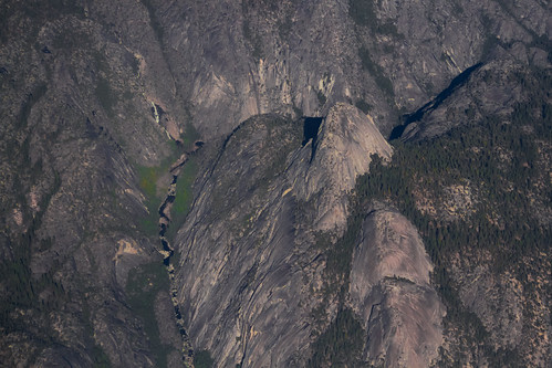 Balloon Dome - Yosemite National Park, CA  USA by gTarded, Looking north from an altitude of 16,500'.waterfall nationalpark yosemite balloondome