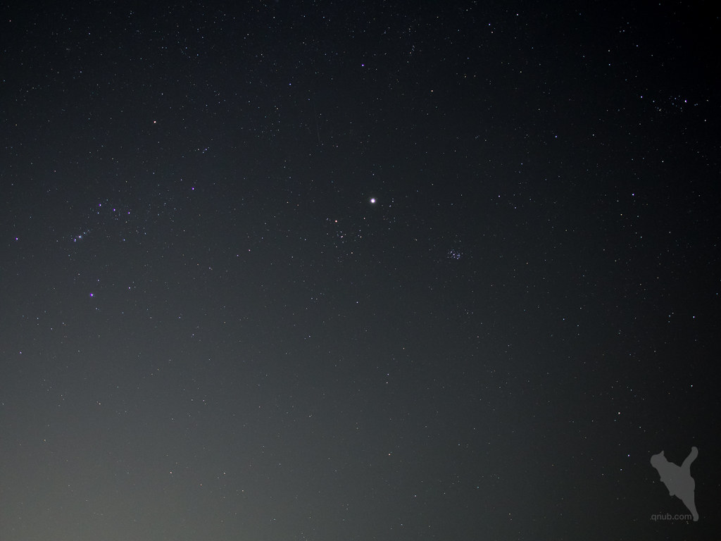 ふたご座流星群 オリオン座 牡牛座 木星 昴 Norihiro Kataoka Flickr