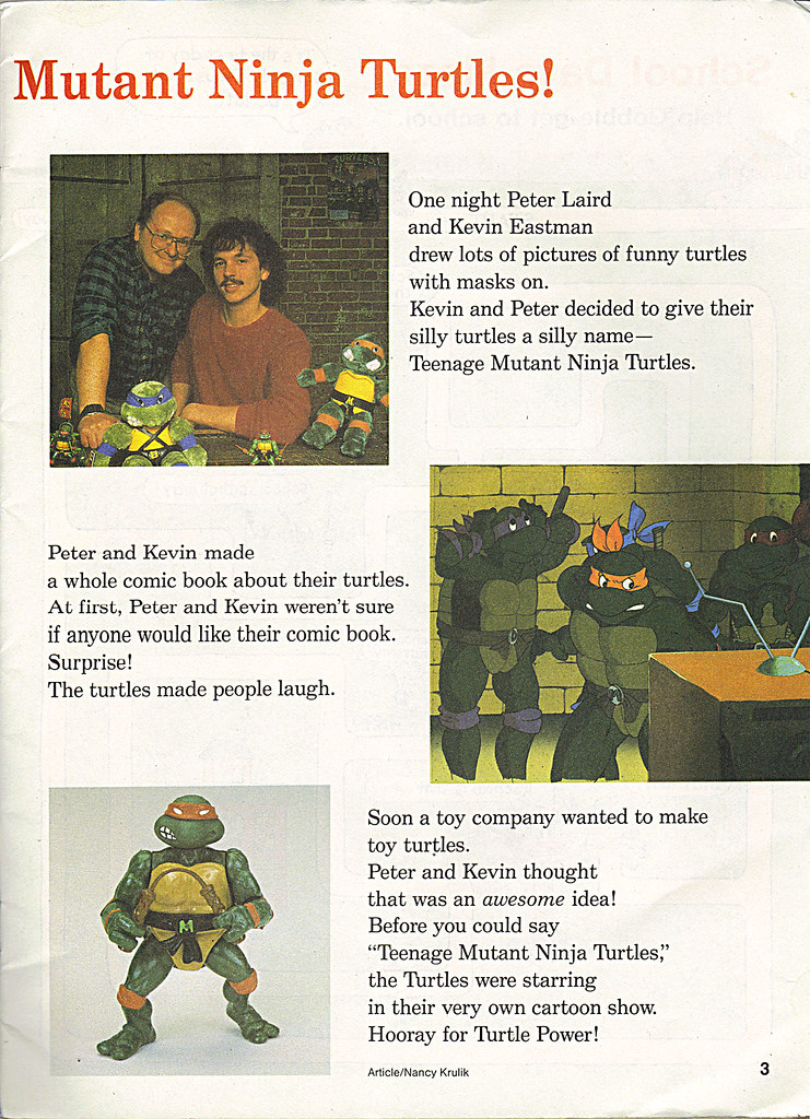 Scholastic PEANUT BUTTER #46 ; featuring TEENAGE MUTANT NINJA TURTLES iv (( 1990 )) by tOkKa