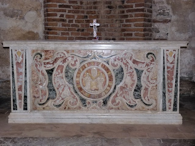 Casalvecchio (Me) -  The altar of the ancient sanctuary (1117)