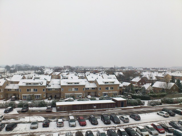 Sneeuw in Houten