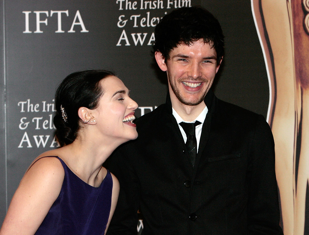 Katie McGrath And Colin Morgan Arrive At The 6th Annual Ir. 