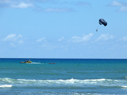 ocean blue sea summer sport brasil boat wave parachute arimm