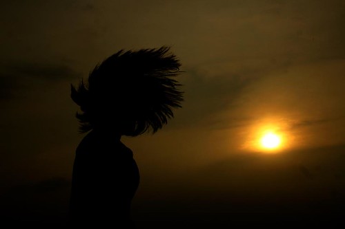 sunset shadow sky girl vietnam xõa canist