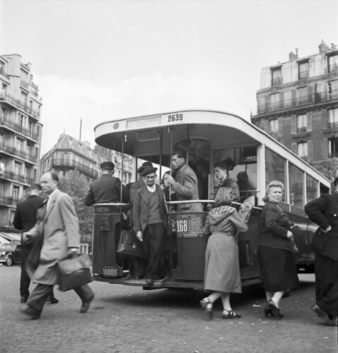 Bus in Paris 1950 | by Stockholm Transport Museum Commons