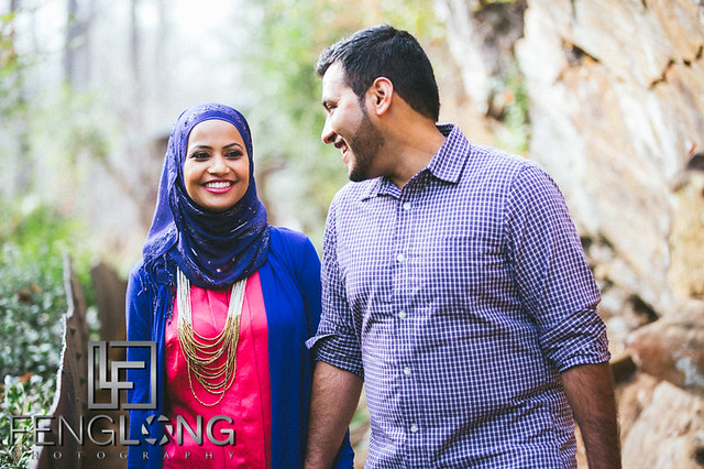Sani & Javed's Engagement Session | Roswell Mill | Atlanta Indian Wedding Photography