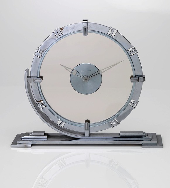 Jaeger-LeCoultre Glass Clock case by Garrard 1935
