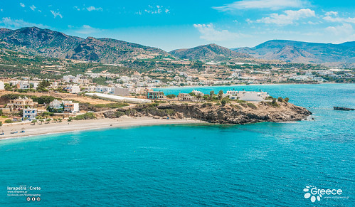 The Kalamokanias beach at Makrygialos, east of Ierapetra