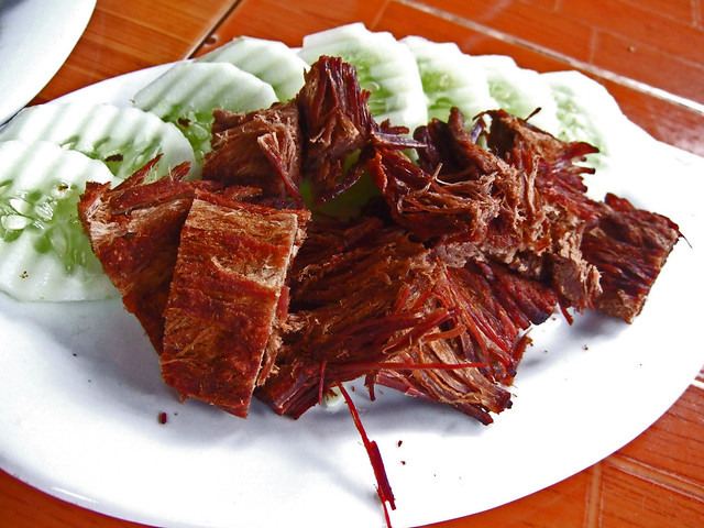 Dried Beef - Antique House Restaurant, Luang Prabang