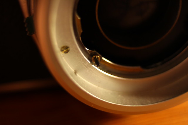 Kodak Retina IIIS - Top dismantled to unstick rangefinder mechanism