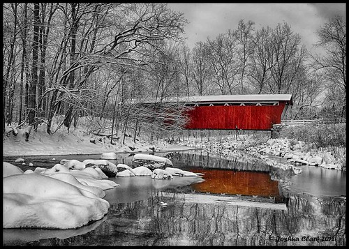winter ohio 7d coveredbridge 1740mm cuyahogavalleynationalpark winterlandscape cvnp everettroad joshuaclark everettroadcoveredbridge momentsinnature