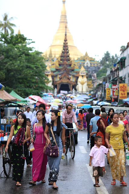 Streets of Yangon, Myanmar