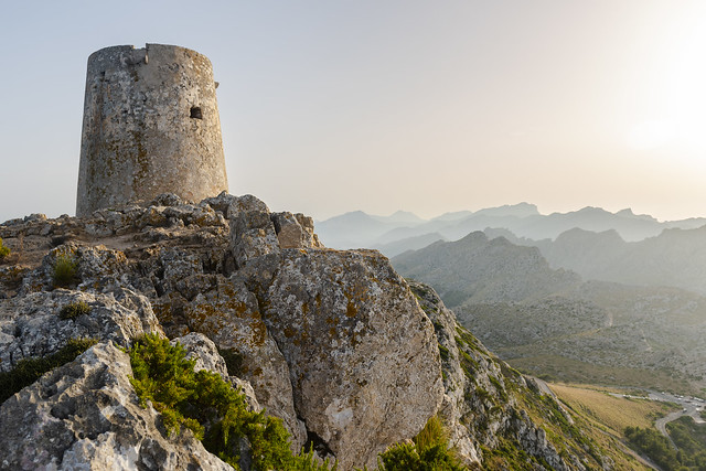 Ancient Watchtower in the Sierra de Tramuntana of Mallorca