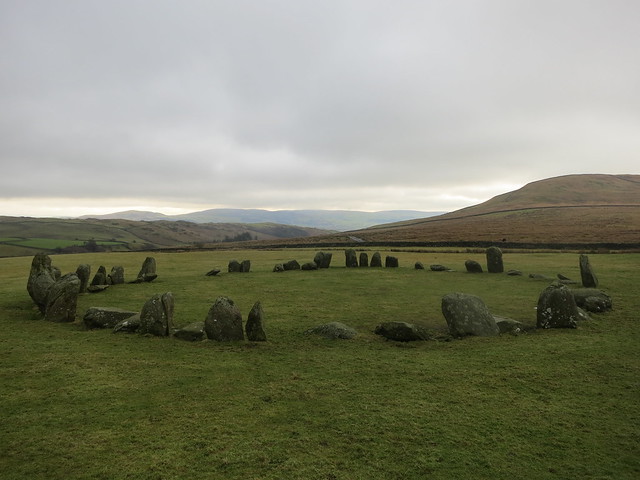 Swinside stone circle also known as Sunkenkirk and Swineshead.